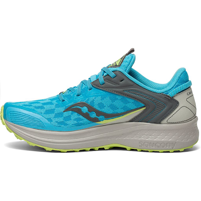 saucony Canyon TR Future Damen Trail-/Laufschuh - Blaze/Lime