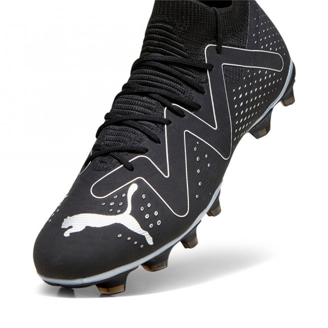 Puma FUTURE MATCH FG/AG Fussballschuh - black silver