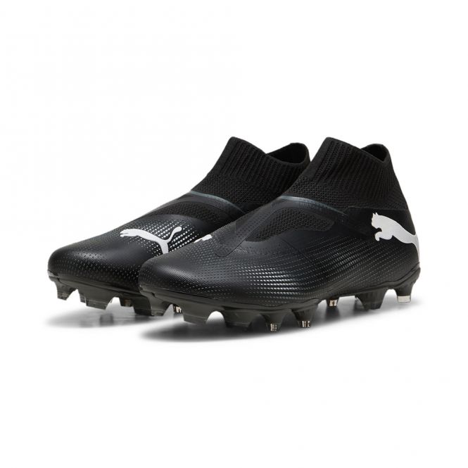 Puma FUTURE 7 MATCH+ LL FG/AG Fussballschuh - black white