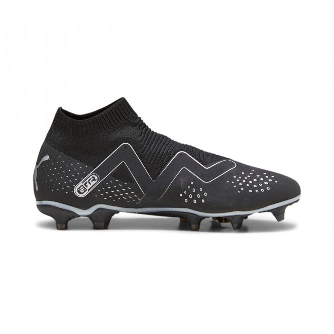 Puma FUTURE MATCH+ LL FG/AG Fussballschuh - black silver