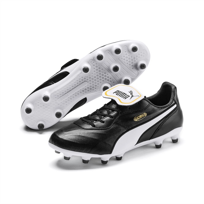 Puma King TOP FG Fussballschuh Schwarz