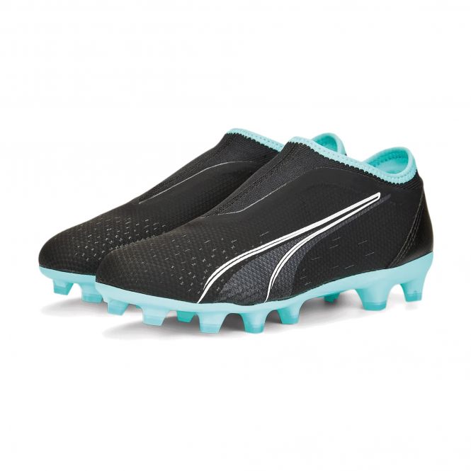 Puma ULTRA MATCH LL FG/AG JR Fussballschuh - schwarz blau