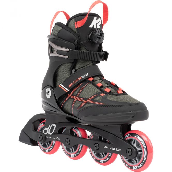 K2 Alexis 80 BOA W Inline Skate gray/coral