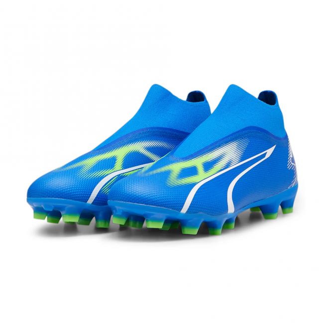 Puma ULTRA MATCH+ LL FG/AG Fussballschuh - blue pro green