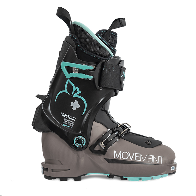 Movement Freetour Damen Tourenskischuh - grey black turquoise