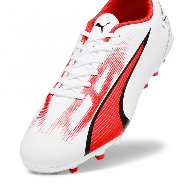 Puma ULTRA PLAY MG Rasen + Kunstrasenschuh - white black fire red