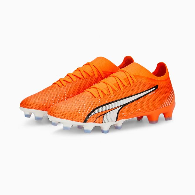 Puma ULTRA MATCH FG/AG Wn's Damen Fussballschuh - orange weiß