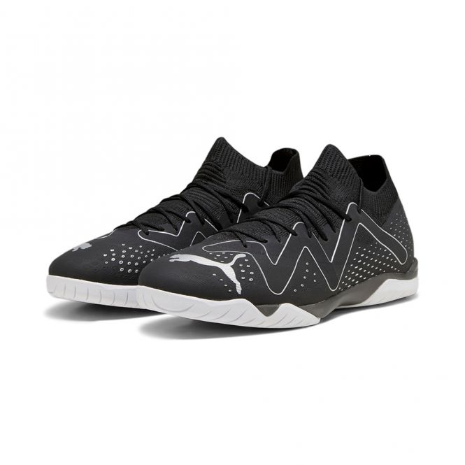 Puma FUTURE MATCH IT Hallenschuh - black silver