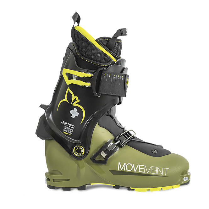 Movement Freetour Herren Tourenskischuh - Olive Black Lime