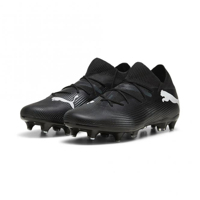 Puma FUTURE 7 MATCH MxSG Fussballschuh - black white