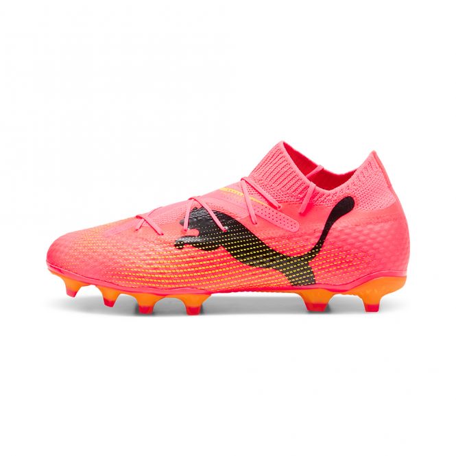 Puma FUTURE 7 PRO FG/AG Fussballschuh - Sun Stream/Black Sunset Glow