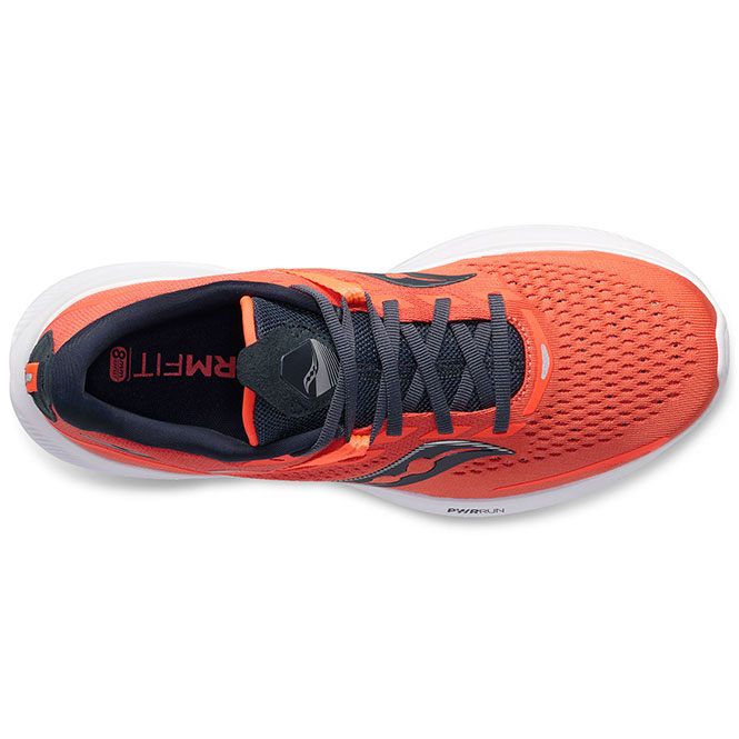 saucony Ride 15 Damen Laufschuh - neon orange