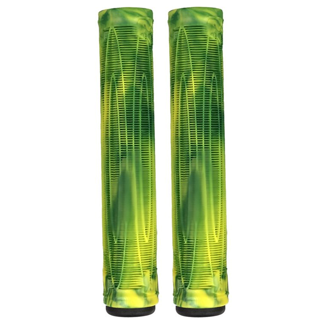 Raptor Scooter-Griffe Cory V Grips Swirl green/yellow