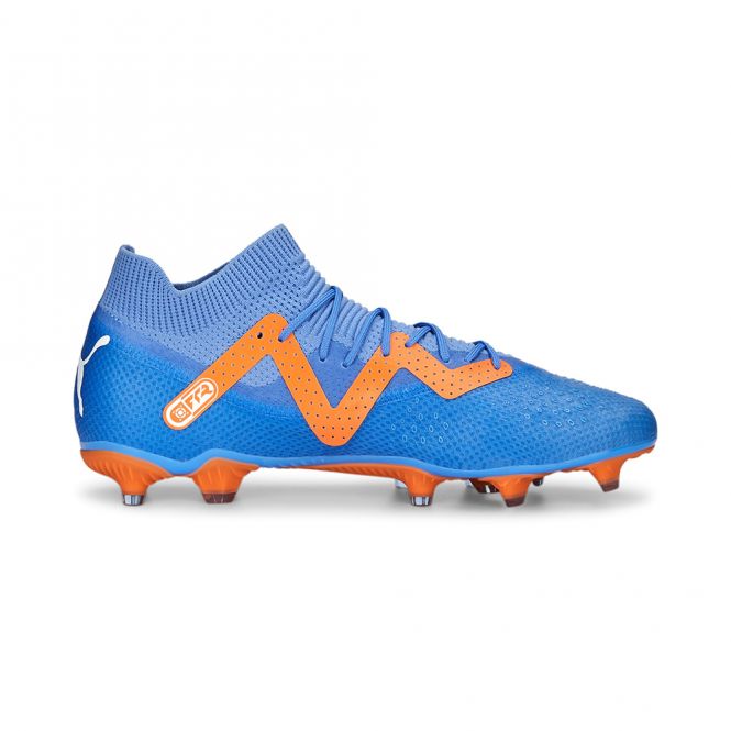 Puma FUTURE PRO FG/AG Fussballschuh - Blue Glimmer White Ultra Orange