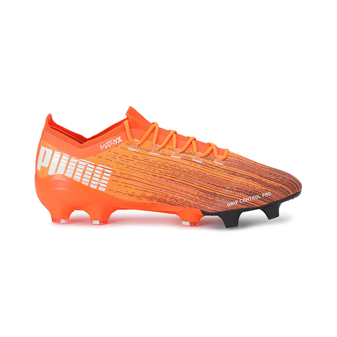 Puma ULTRA 1.1 FG/AG Fussballschuh shocking orange schwarz