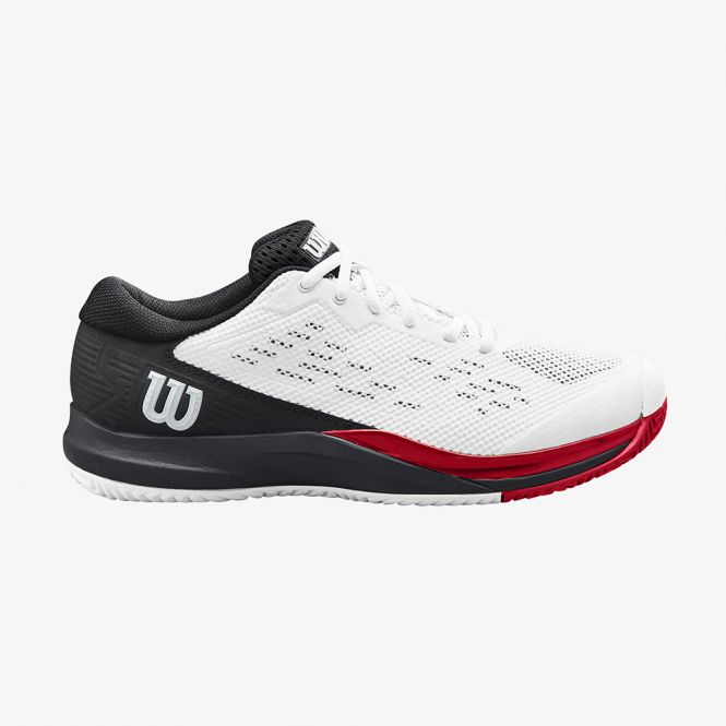 Wilson Rush Pro Ace Herren Tennisschuh - Weiß/Schwarz/Poppy Red