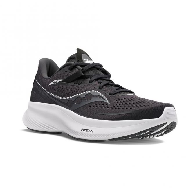 saucony Ride 15 Damen neutral Laufschuh - schwarz/weiss