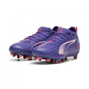 Puma ULTRA 5 MATCH FG/AG JR Fussballschuh - Lapis Lazuli White Sunset Glow 