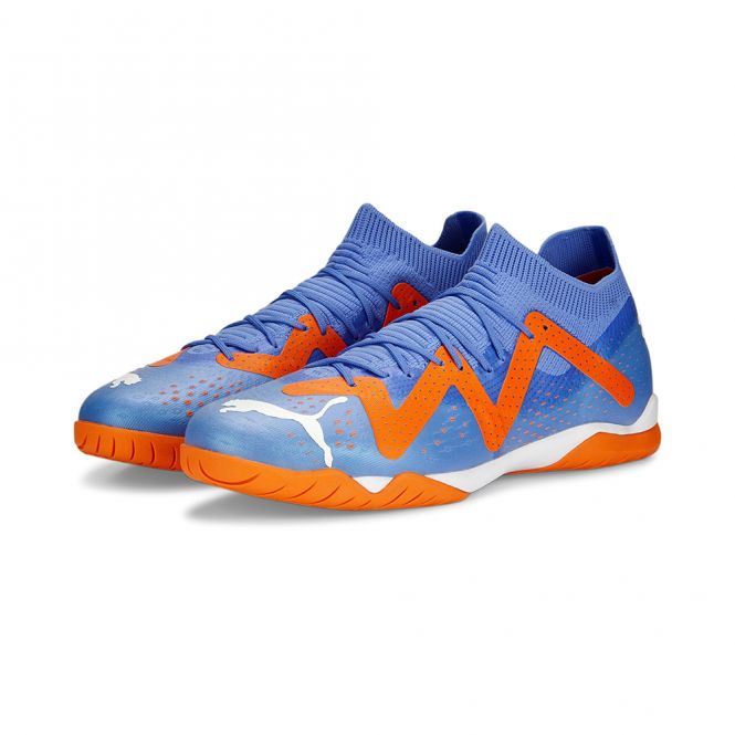 Puma FUTURE MATCH IT Trends-Sport blau - orange | Hallenschuh